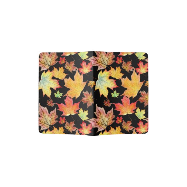 Autumn Leaf Passport Cover (Opened)