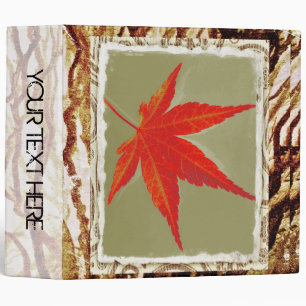 Autumn leaf photo album 3 3 ring binder