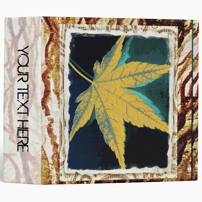 Autumn leaf photo album 6 binder (Front/Spine)