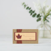 Autumn Leaf Placecards (Standing Front)