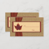 Autumn Leaf Placecards (Front/Back)