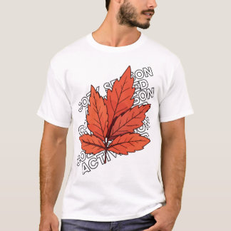 Autumn Leaf T-Shirt – Fall Aesthetic Unisex Tee