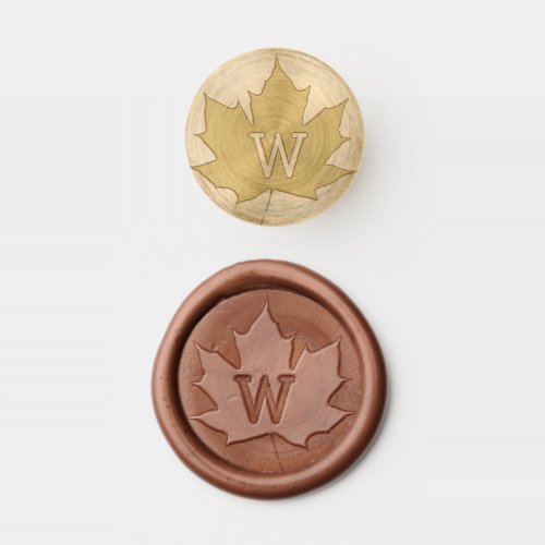 Autumn Leaf Wedding Wax Seal Stamp