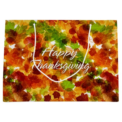 Autumn Leaves 2 Large Gift Bag