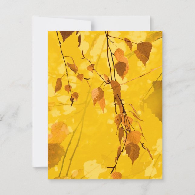 Autumn Leaves 3 Note Card (Front)