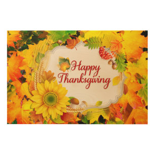 Autumn Leaves 7 Options Wood Wall Art