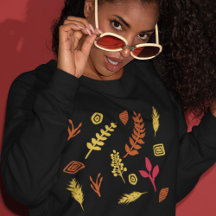 Autumn Leaves Abstract Design