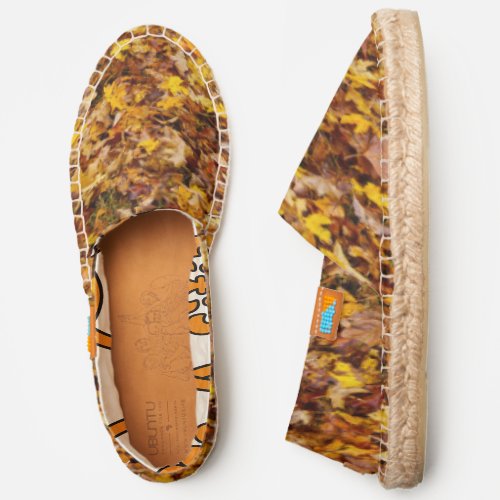 Autumn Leaves Abstract Espadrilles