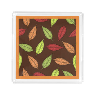 AUTUMN LEAVES ACRYLIC TRAY