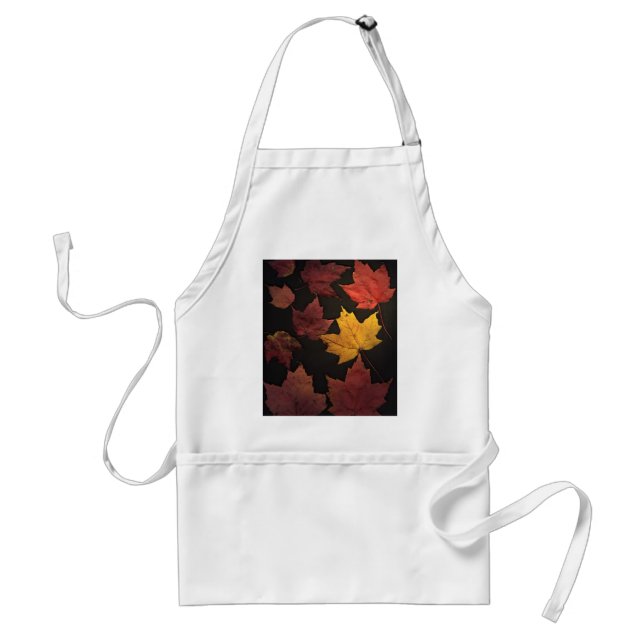 Autumn Leaves Adult Apron (Front)