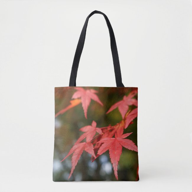 Autumn Leaves All Over Print Tote Bag