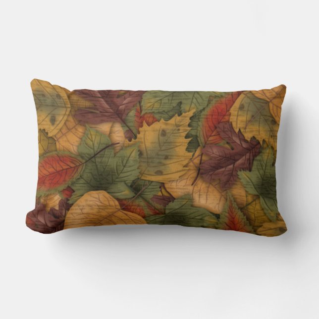 Autumn Leaves American MoJo Pillow Lumbar (Front)