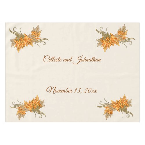 Autumn Leaves and Berries Tablecloth