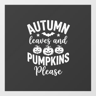 Autumn Leaves and Pumpkins Please_1 Floor Decals