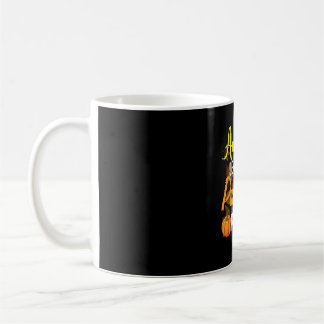 Autumn leaves and pumpkins please funny halloween coffee mug