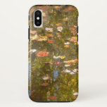 Autumn Leaves and Stream Reflection at Greenbelt iPhone X Case