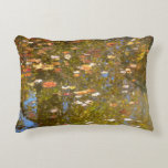 Autumn Leaves and Stream Reflection at Greenbelt Decorative Pillow