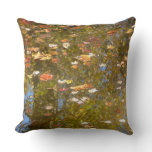 Autumn Leaves and Stream Reflection at Greenbelt Throw Pillow