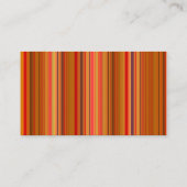 Autumn Leaves and Stripes Place Cards (Back)