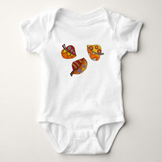 autumn leaves baby bodysuit