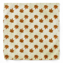 autumn leaves bandana