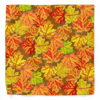 Autumn Leaves Bandana