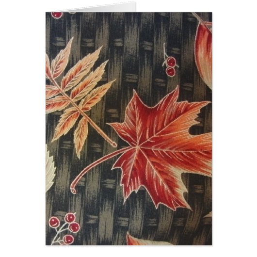 Autumn Leaves & Basketweave (Front)