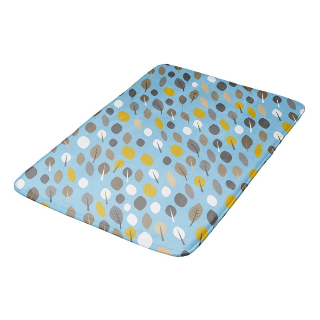 Autumn Leaves Bath Mat (Angled)