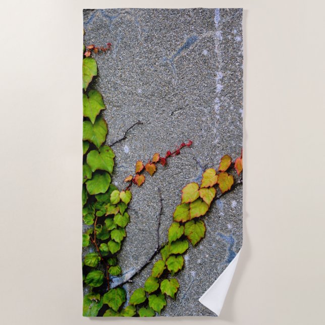 Autumn Leaves Beach Towel (Front)