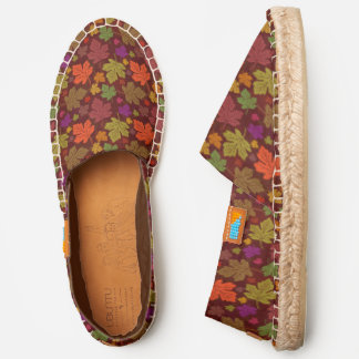 Autumn Leaves Beautiful Fall Maple Leaf Pattern Espadrilles