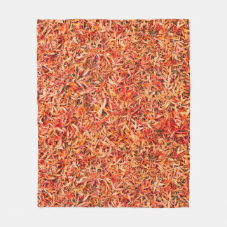 Autumn Leaves Beautiful Fall pattern Fleece Blanket