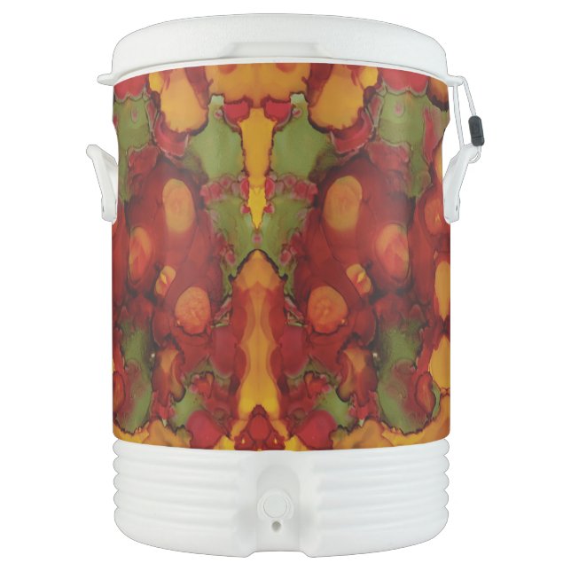 Autumn Leaves Beverage Cooler (Front)