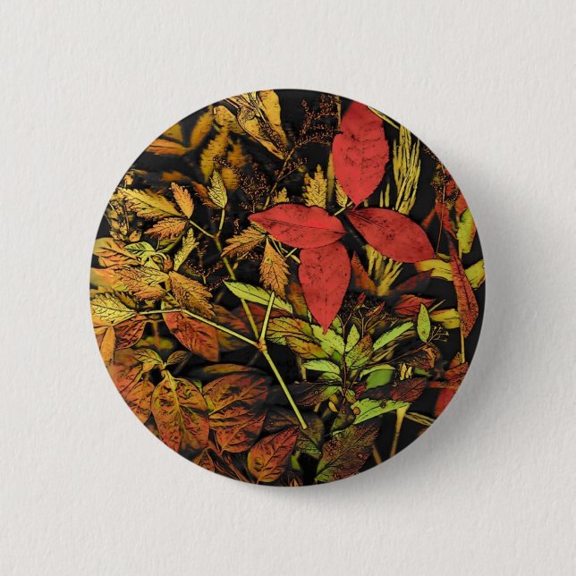 Autumn Leaves Button (Front)