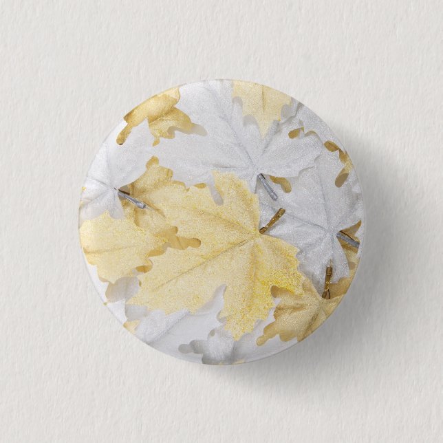 Autumn Leaves Button (Front)