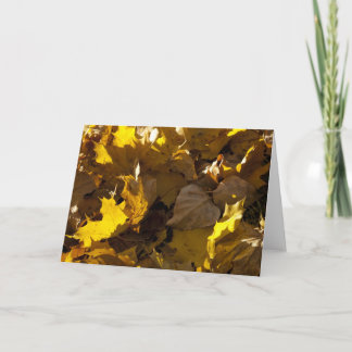 Autumn Leaves - Card