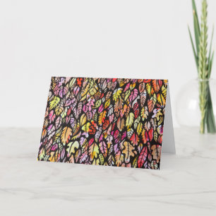 Autumn Leaves Card