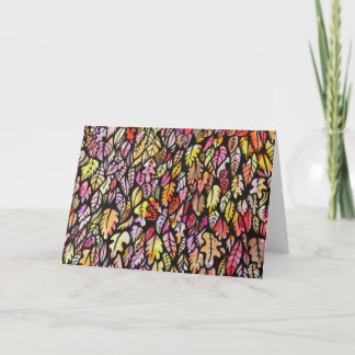 Autumn Leaves                                      Card