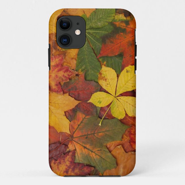 Autumn Leaves Case-Mate iPhone Case (Back)