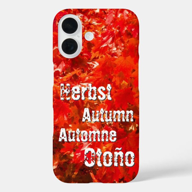 Autumn leaves Case-Mate iPhone case (Back)
