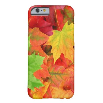 Autumn Leaves Barely There Iphone 6 Case by pjan97 at Zazzle