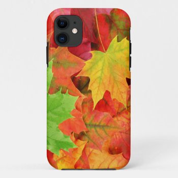 Autumn Leaves Iphone 11 Case by pjan97 at Zazzle