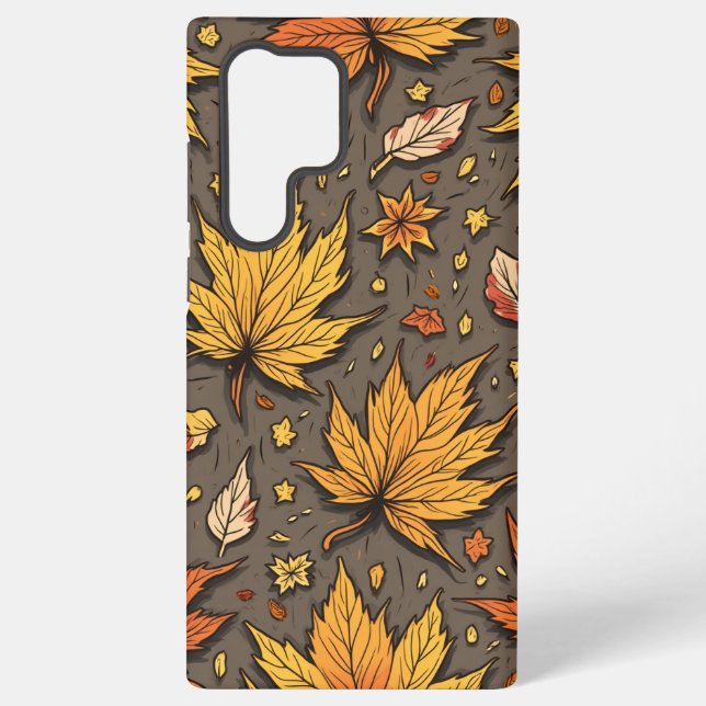 autumn leaves cell phone case (Back)