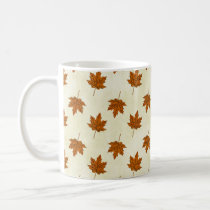 autumn leaves coffee mug