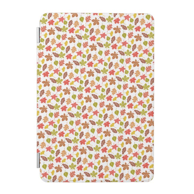 Autumn Leaves Colorful Pattern iPad Mini Cover (Front)