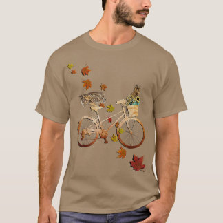 Autumn Leaves Cute Owls For Fall T-shirt365 T-Shirt