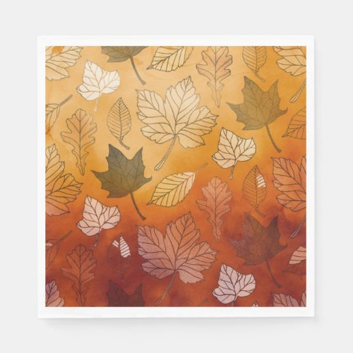 Autumn Leaves Decoupage Napkins