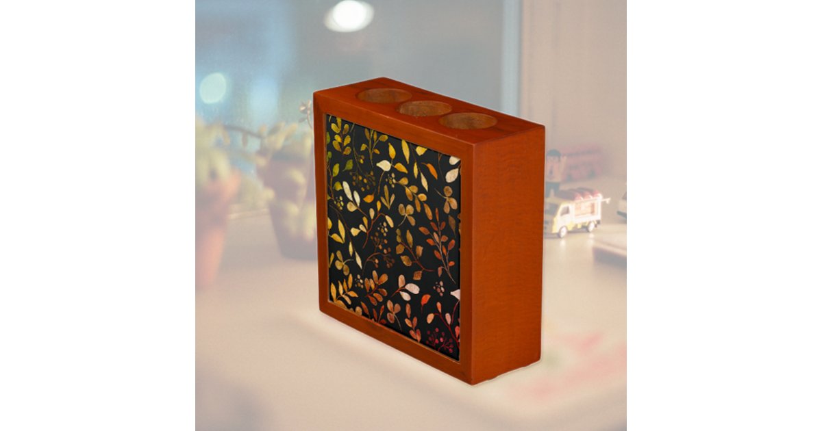 Autumn Leaves Desk Organizer | Zazzle