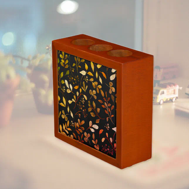 Autumn Leaves Desk Organizer | Zazzle