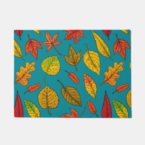 Autumn leaves doormat