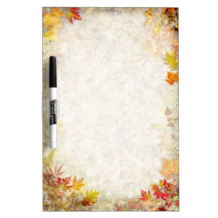 Autumn Leaves Dry Erase Board